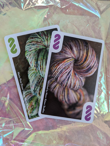 Knitting the Card Game Reprints